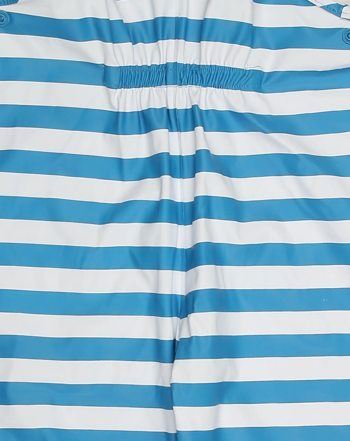 Regenhose STRIPES ALLOVER mit Hosenträgern in blau/weiß (Größe: 80)