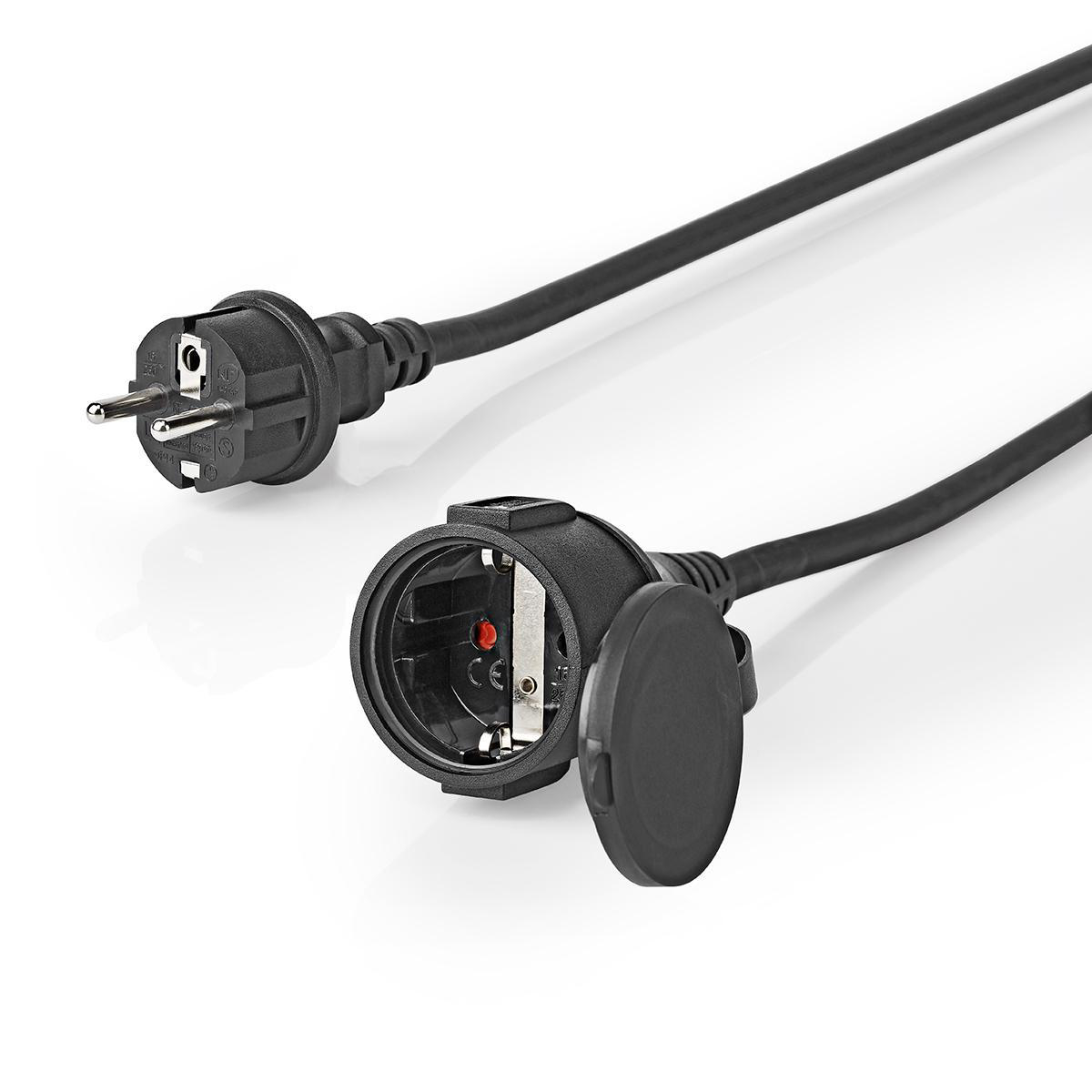 Nedis 20 meter verlengkabel - Black