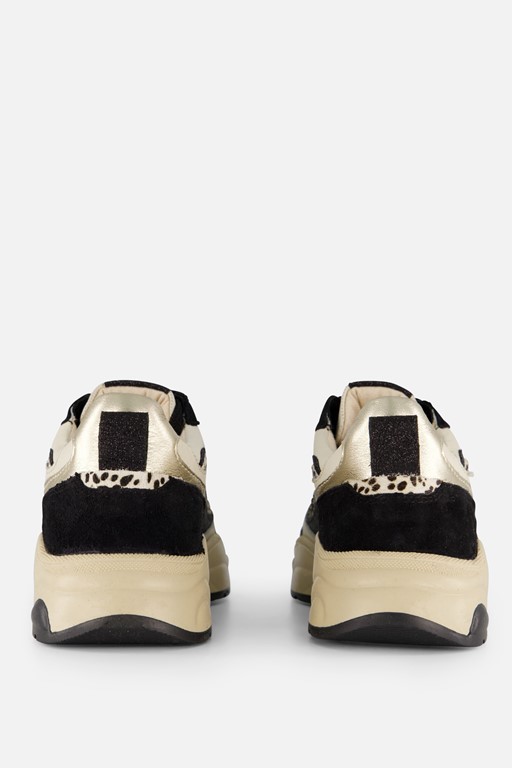 PS Poelman Sneakers zwart Synthetisch