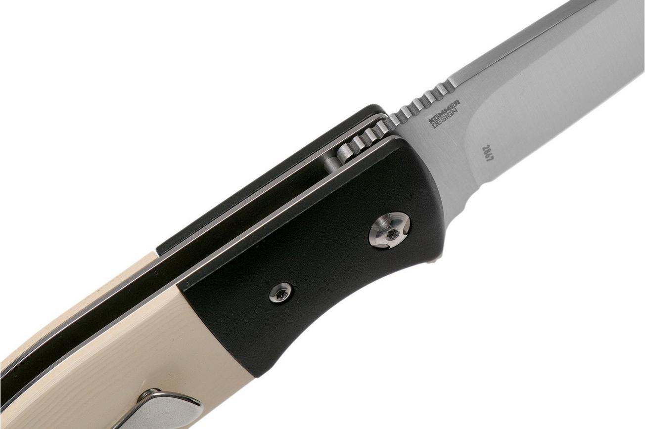 CRKT Curfew White 2867 zakmes, Russ Kommer design
