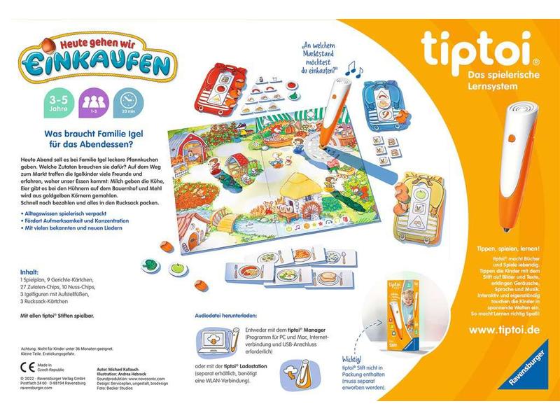 tiptoi Spiel Heute gehen wir einkaufen Alltagswissen spielerisch verpackt