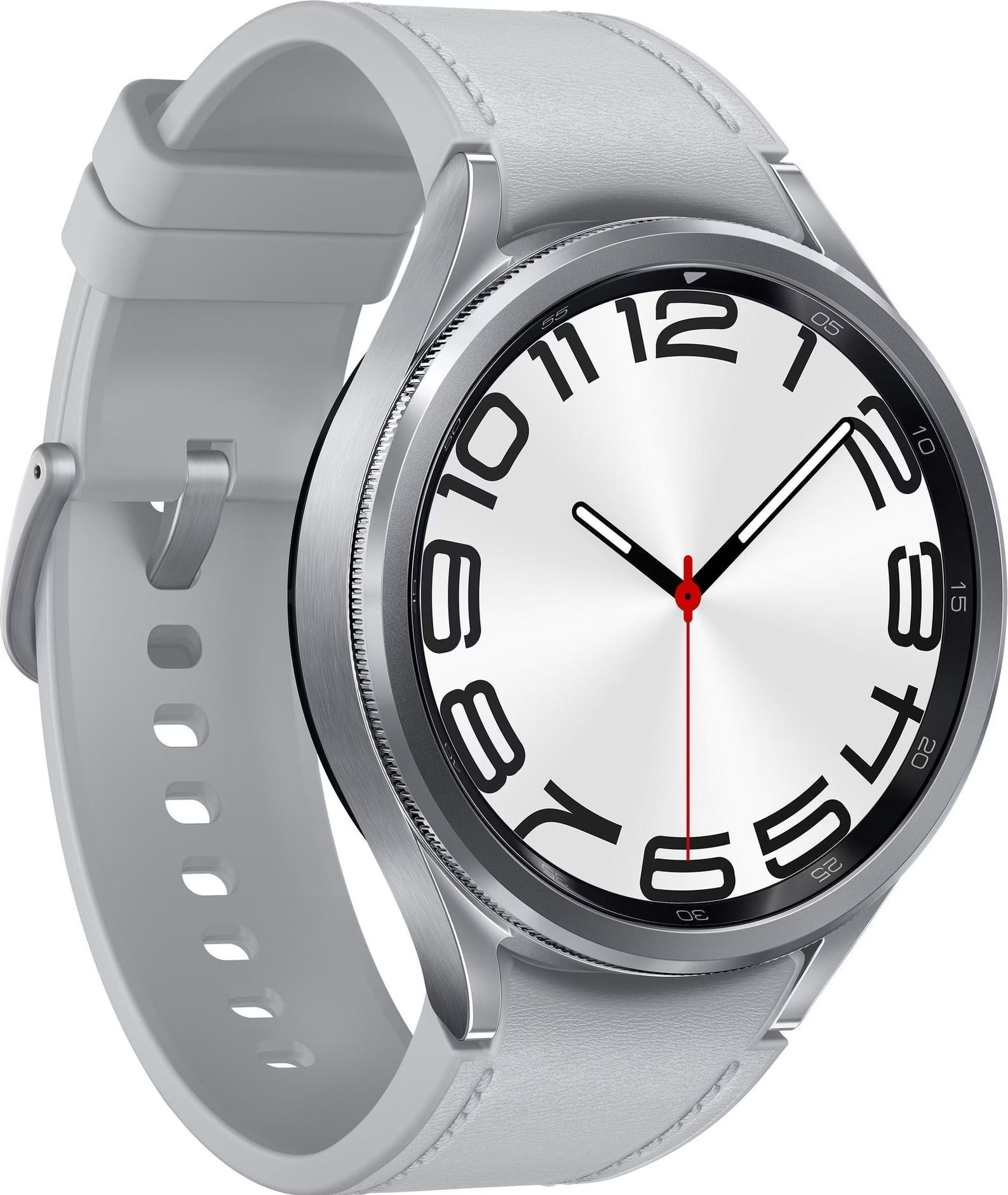 Galaxy Watch6 Classic (47mm) Smart Watch mit Armband (SM-R960NZSAEUE) - Silber