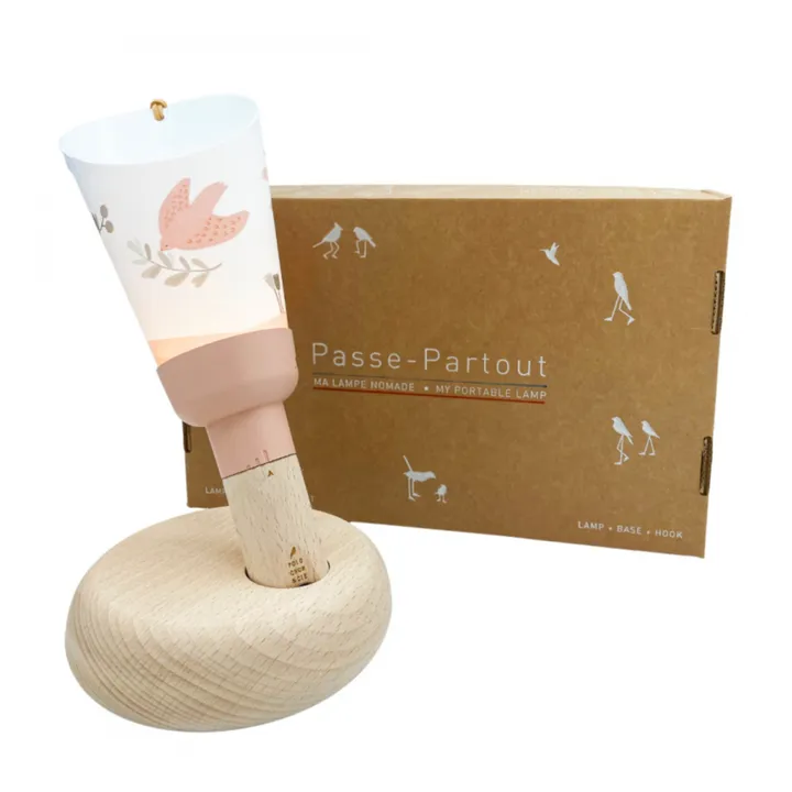 Maison Polochon Lampe nomade enfant Paloma | Rose poudré
