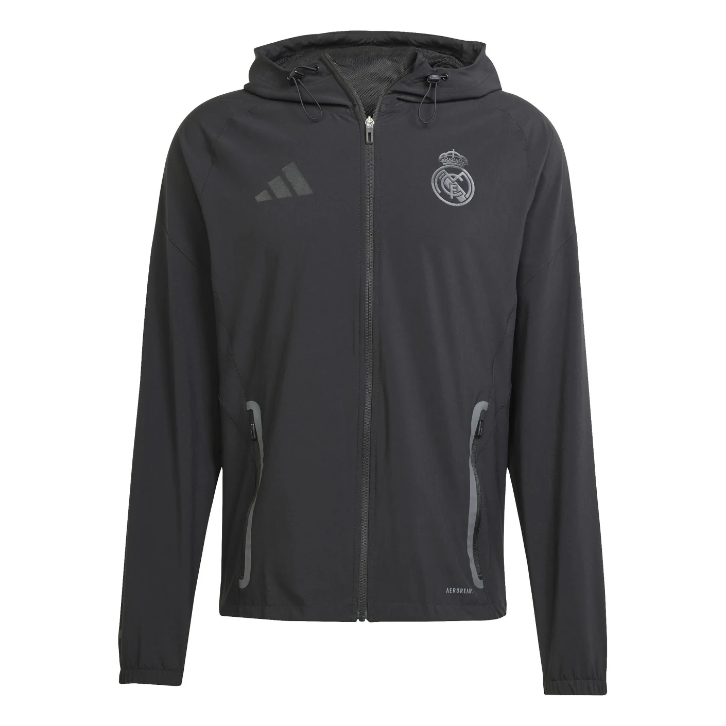 Adidas Real Madrid Vis Tech Vest 2024-2025 Zwart