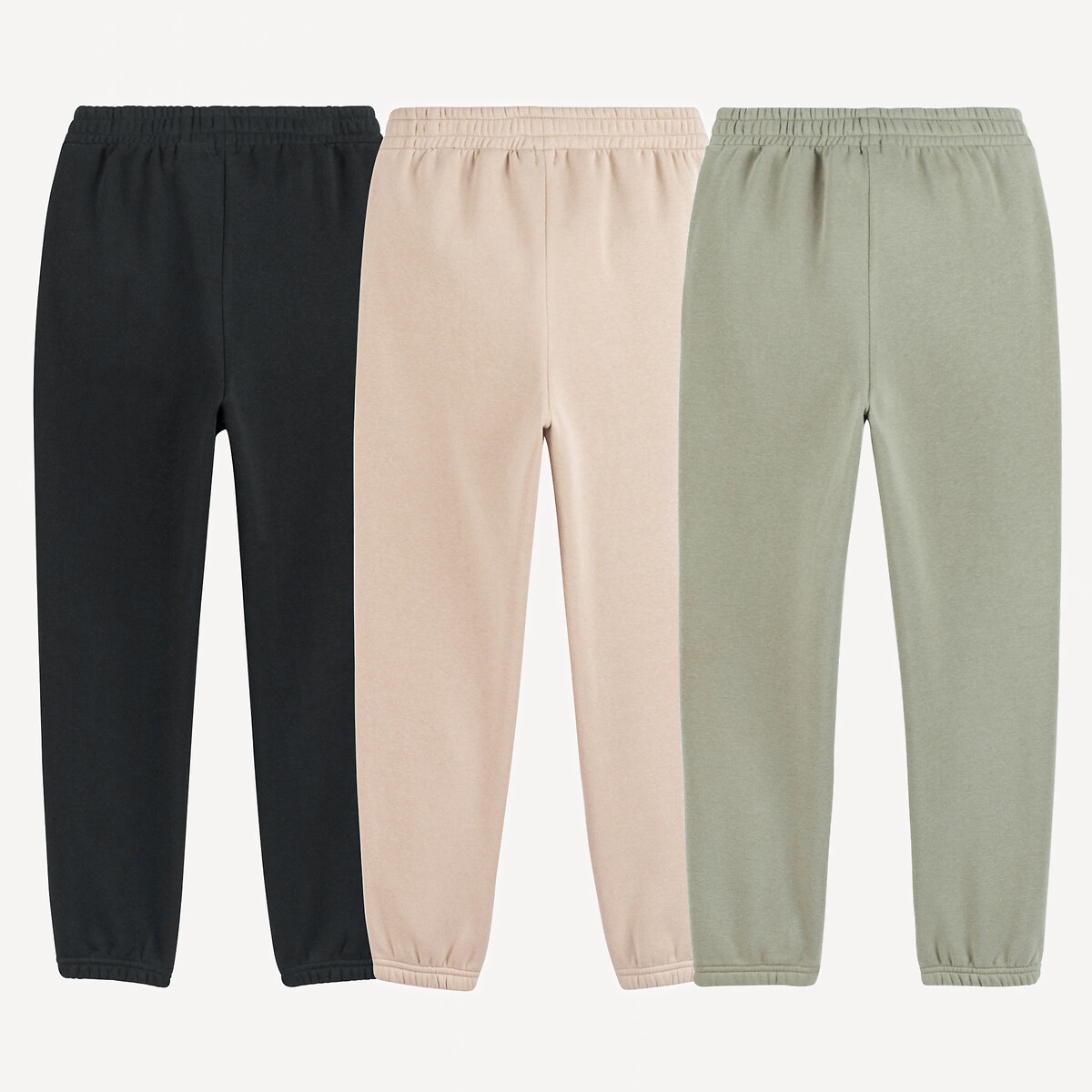 COLEÇÕES LA REDOUTE<br>Conjunto de 3 calças de jogging