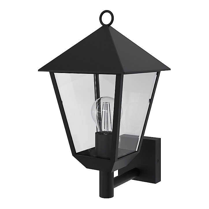 Applique murale montante Docker E27 25W IP44 GoodHome noir