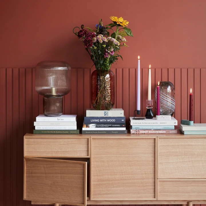 Hübsch Interior - Sideboard mit 5 Fächern, Eiche
