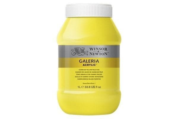 WINSOR Galeria Acrylic 1L Cadmium Yel Pale Hue 114