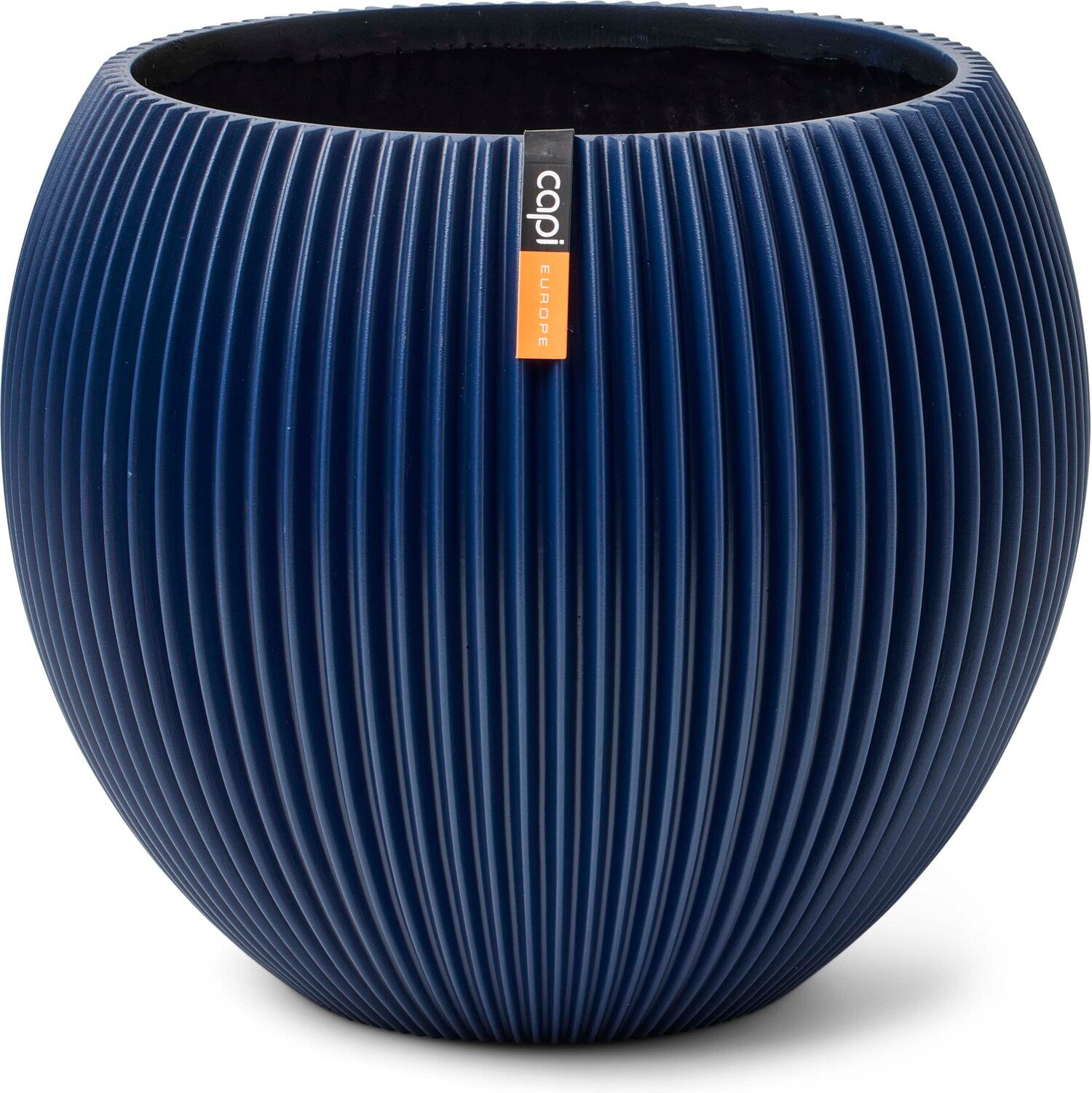 Capi Europe bloempot Groove bol blauw D 21,5 H 18 cm