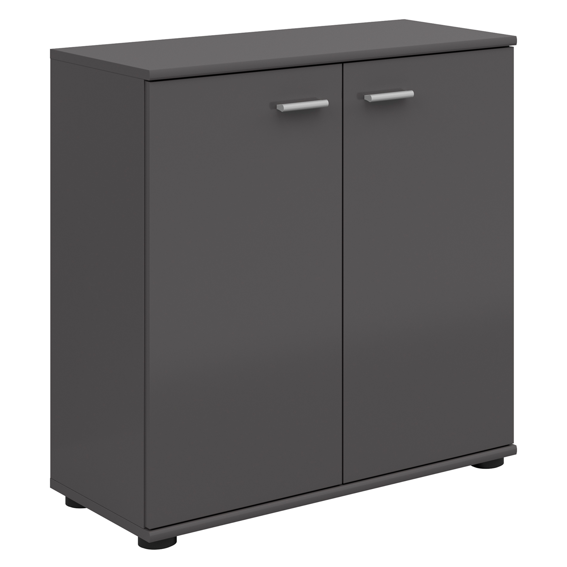 Kommode - anthrazit - 2 Türen - 71 cm breit
