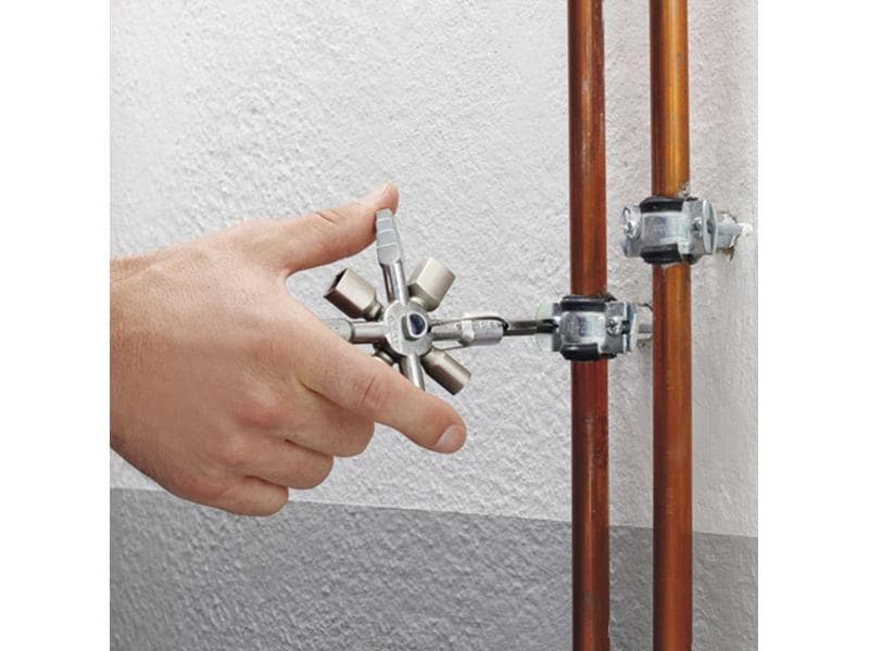Knipex Schaltschrankschlüssel TwinKey Schaltschrank-Schlüssel für alle gängigen Schliesssysteme und Grössen