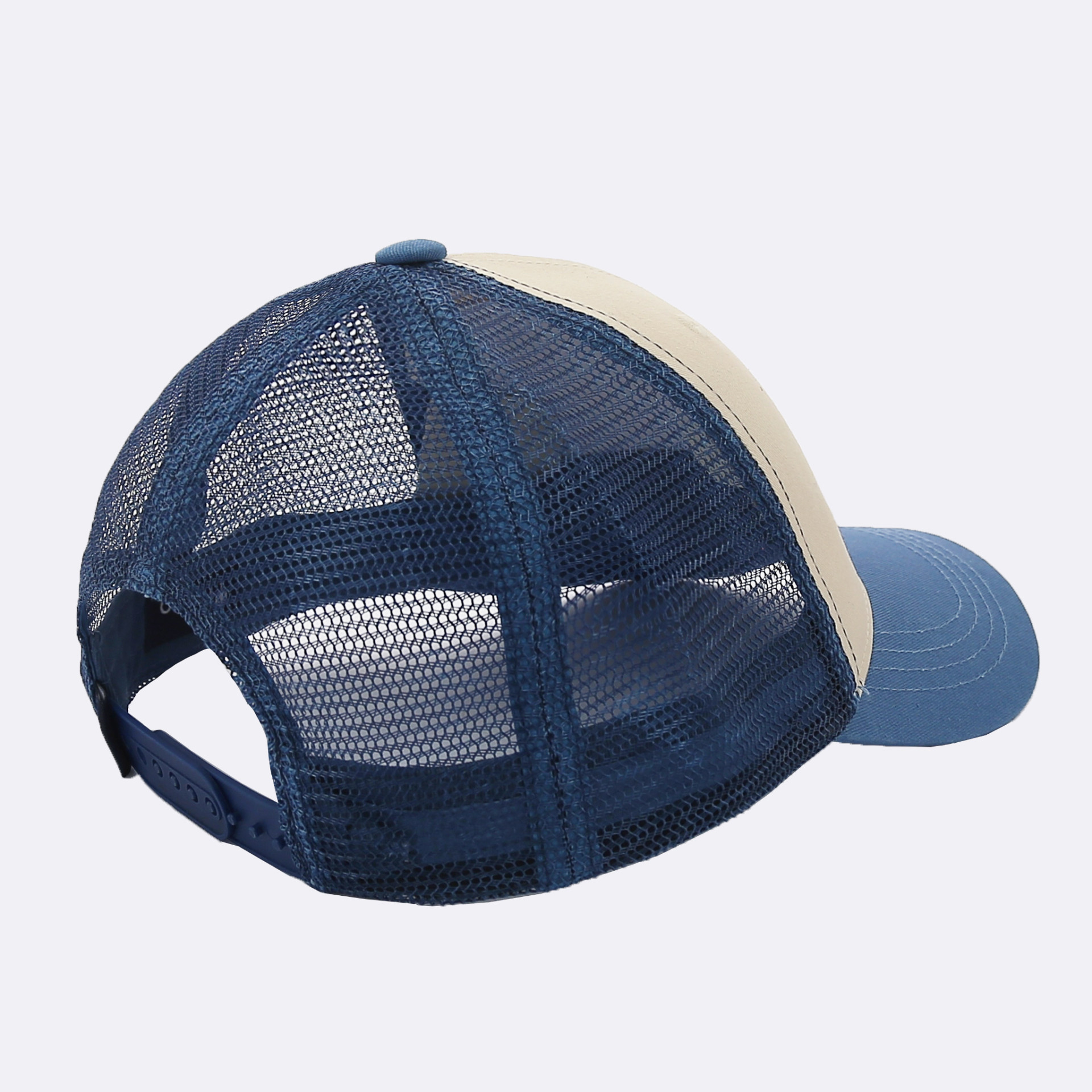 Casquette bleue Coton et polyester - modèle Cap trucker