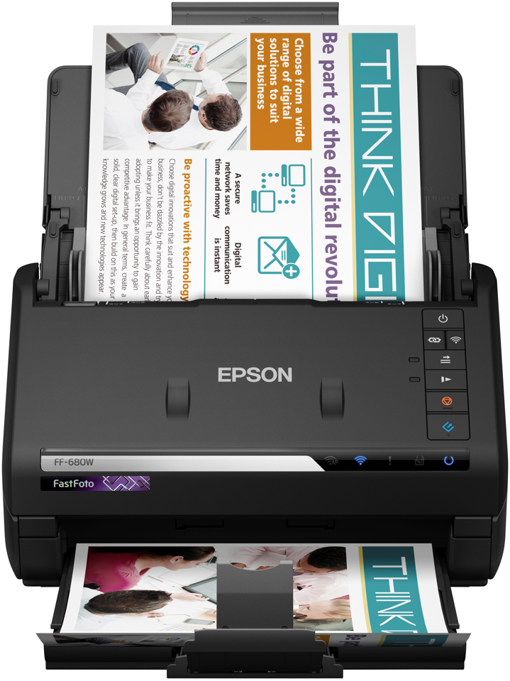 Epson - FastFoto FF-680W - Trådløs High-Speed Scanner