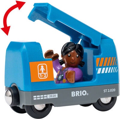 BRIO 33973 Smart Tech Togstasjon med Interaktive Funksjoner