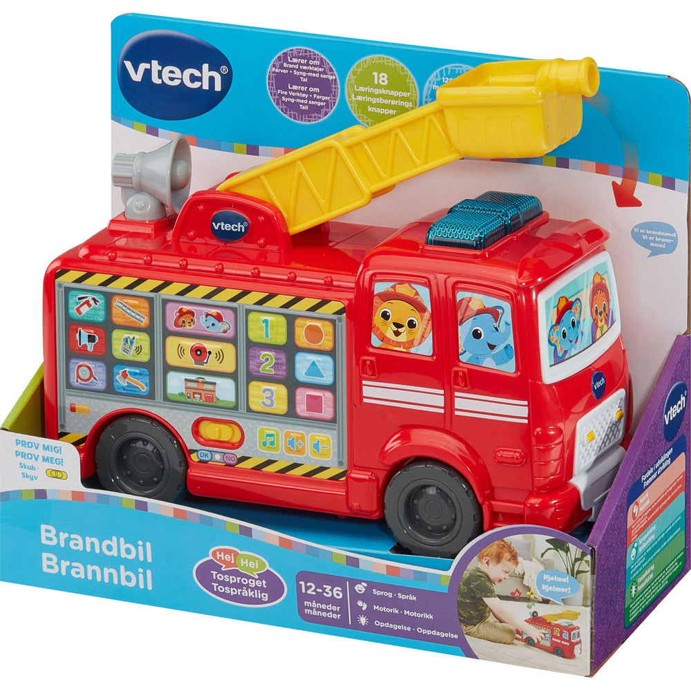 Køb Vtech Rednings Venner Brandbil DK/NO