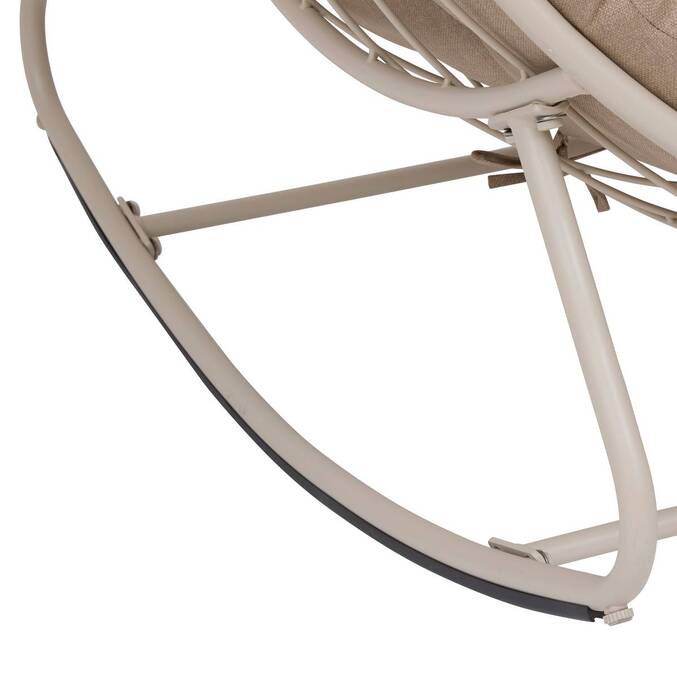Fauteuil à bascule PAOPAO Argile