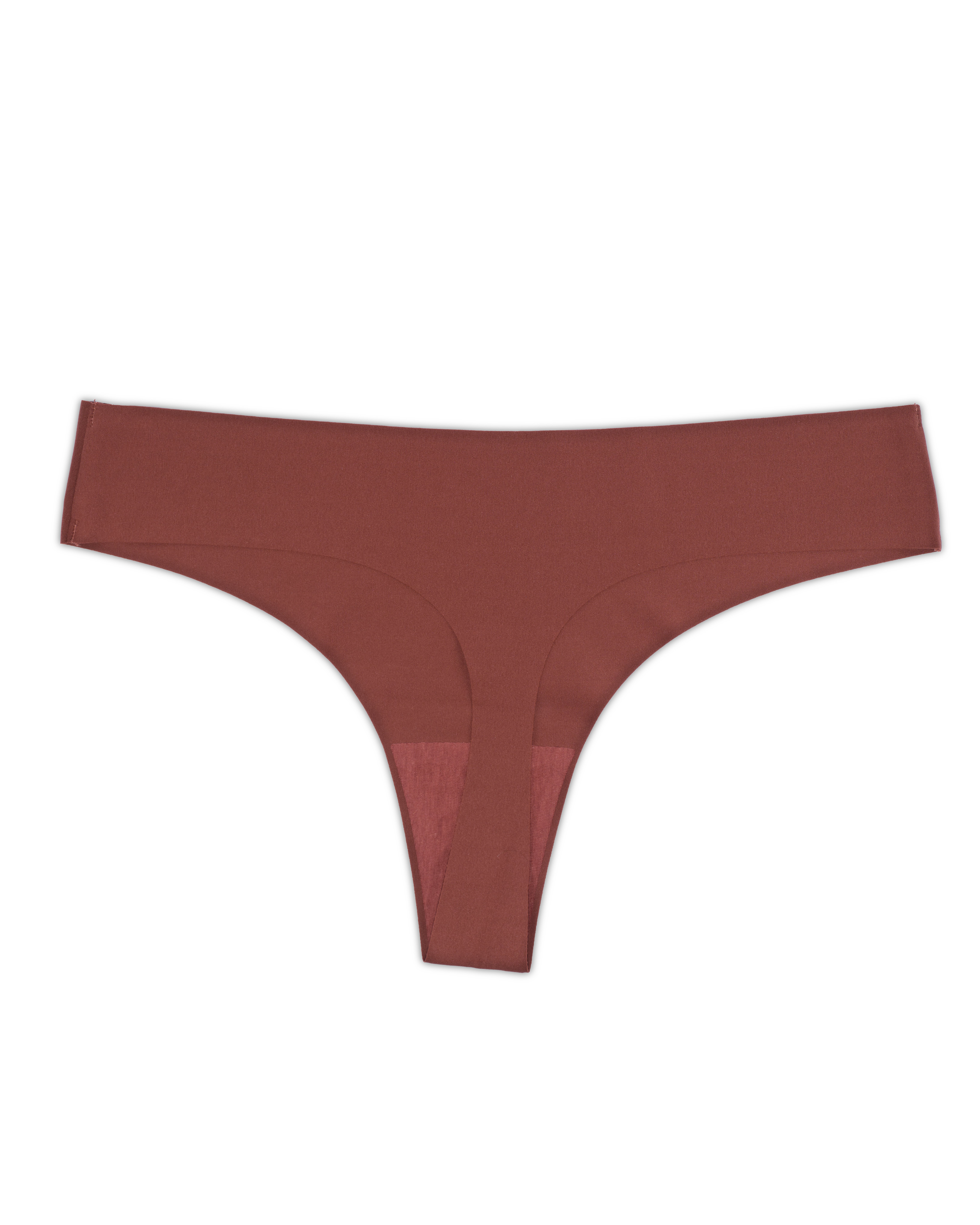 Bumpro 3-pack No Show Thong Chocolate