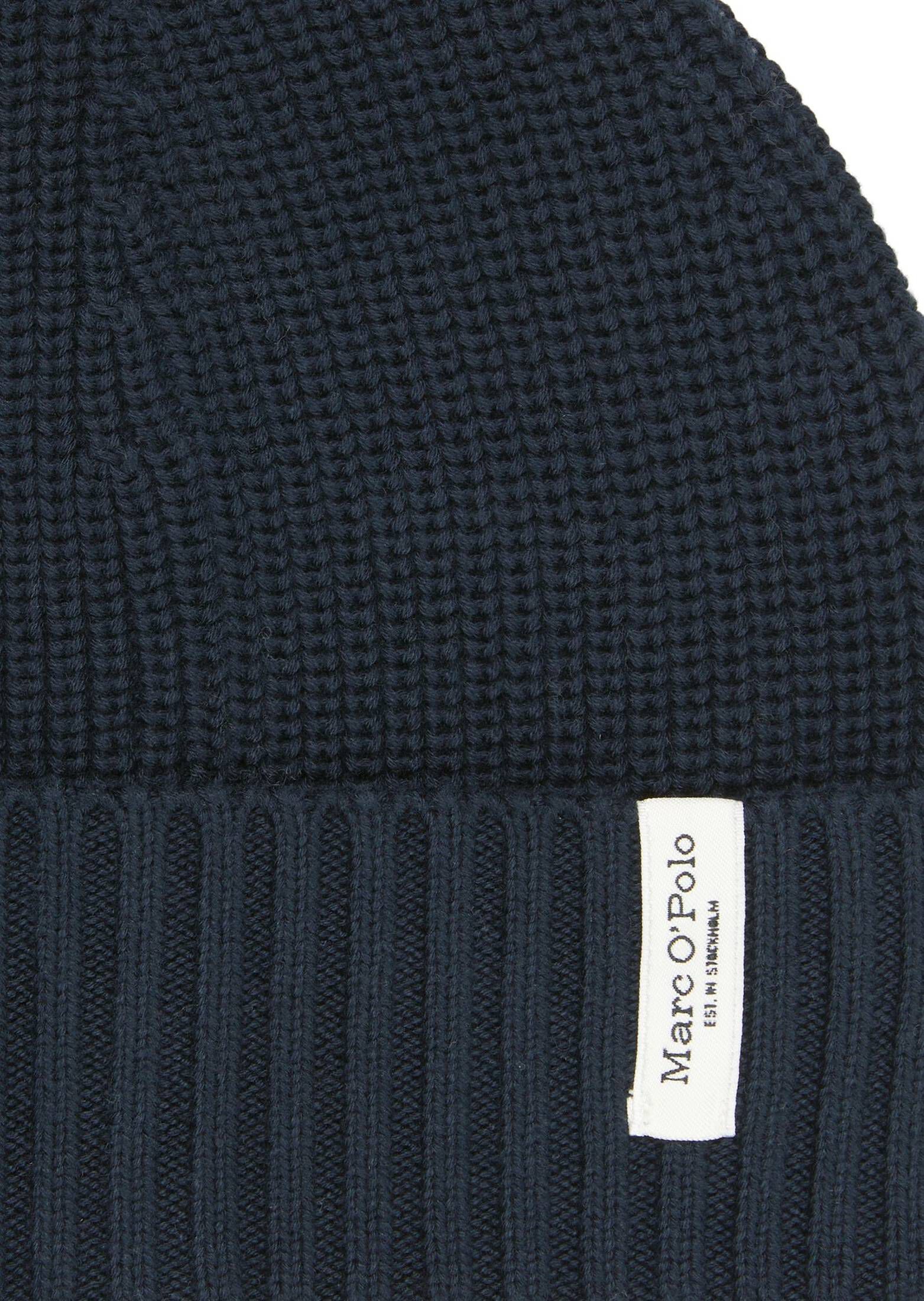 Marc O'Polo| Strickmütze aus Bio-Baumwolle