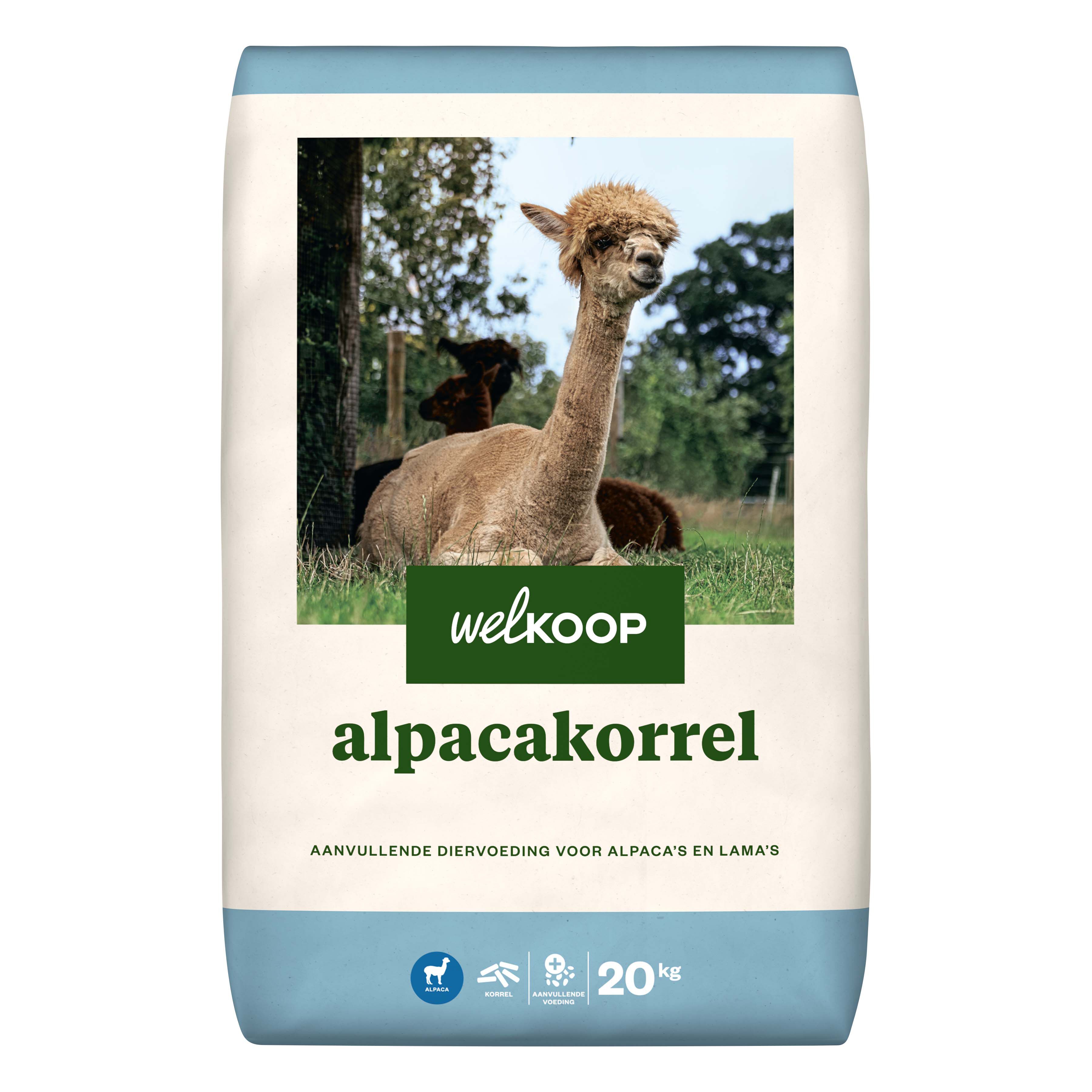Welkoop Alpacakorrel - Alpacavoer - 20 kg