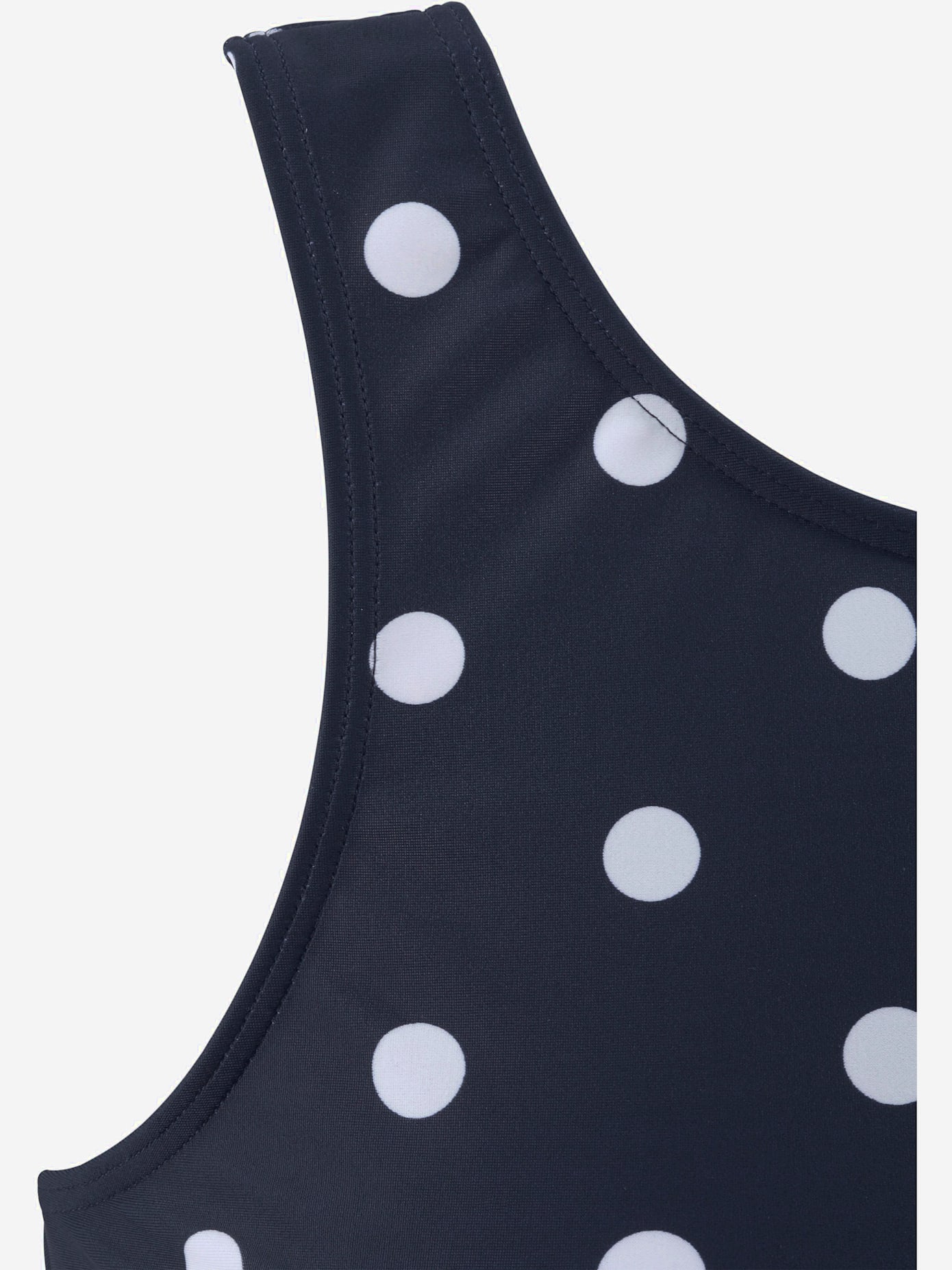 T-shirt pour la baignade imprimé à pois mode