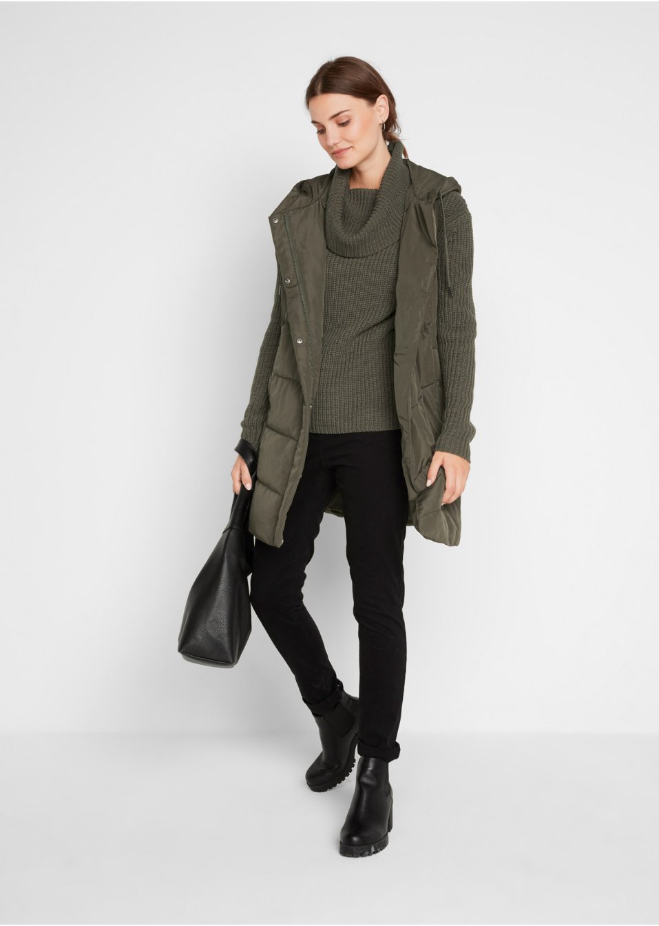 Veste sans manches matelassée en polyester recyclé