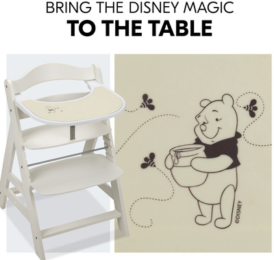 Hauck Underlegg til Barnestolbrett, Pooh Dusty Beige