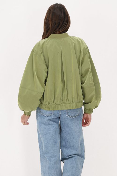 Groene bomber jacket
