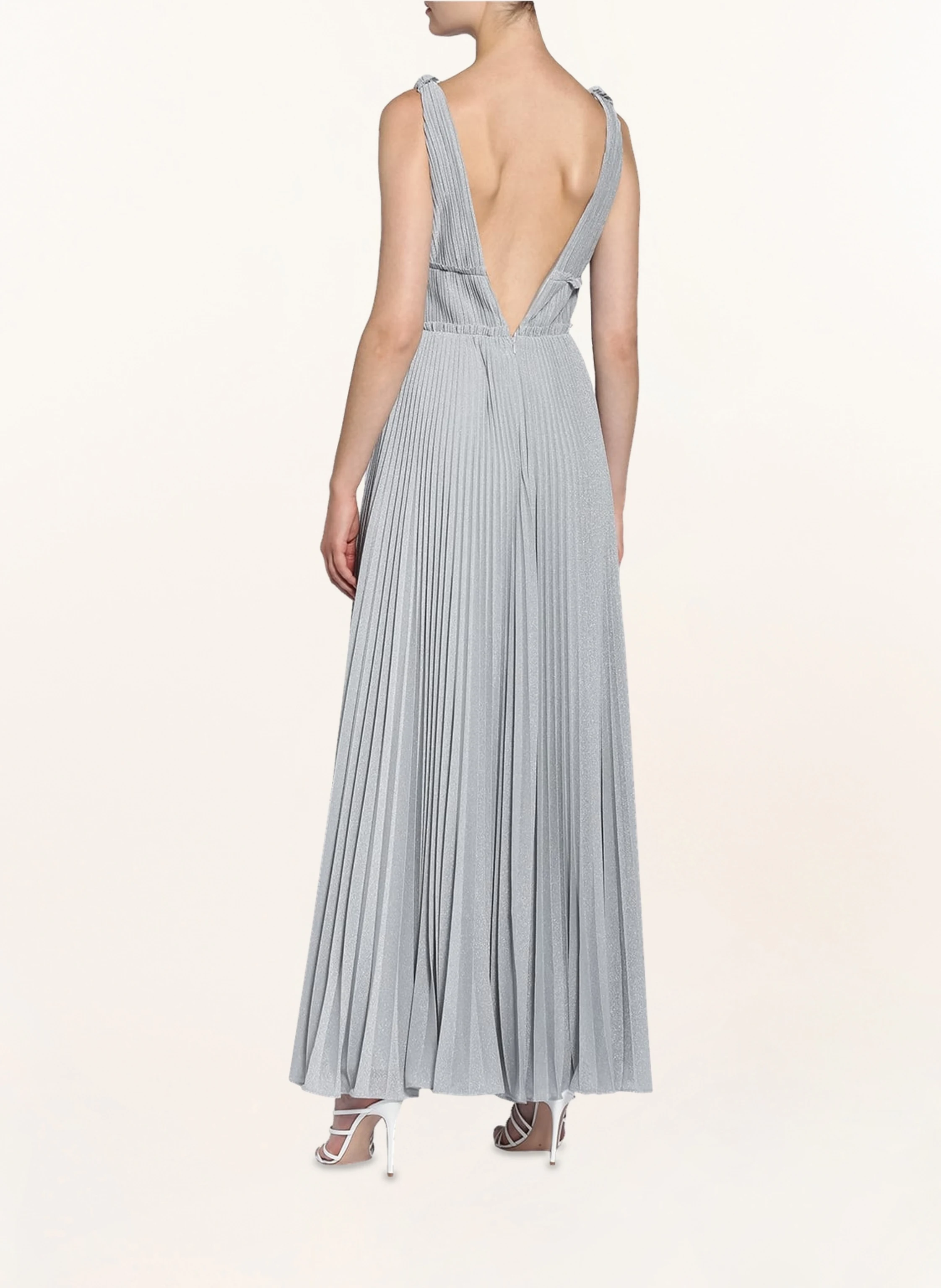 unique Abendkleid mit Glitzergarn