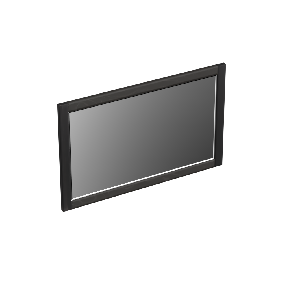 Forzalaqua Gela spiegel 80x50cm black oiled