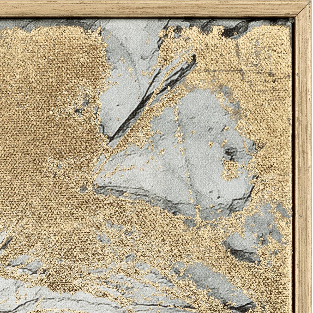 TOILE IMPRIMEE ENCADREE SIBBA EFFET ALU D.800X60CM