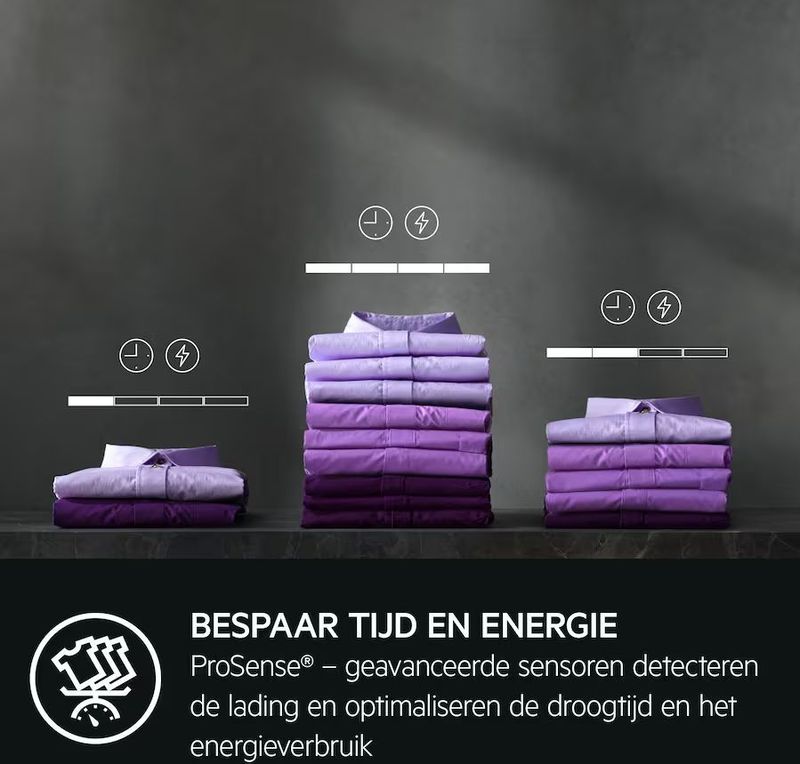 AEG - TR718AK2B - Warmtepomp Droger - Wit - Energieklasse C - 8 kg Trommel