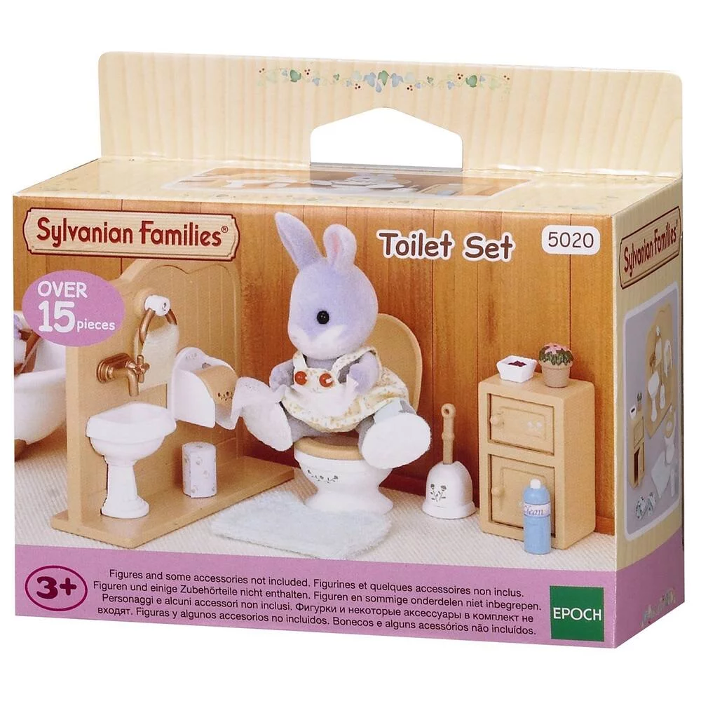 ENSEMBLE TOILETTES - SYVANIAN MEUBLES ET ACCESSOIRES