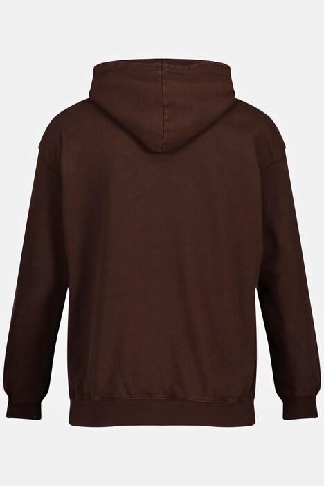 STHUGE Hoodie, oversized, acid washed, Brustprint, bis 8 XL
