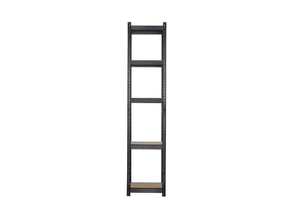 Rayonnage modulaire avec 5 étagères réglables 180x40x40cm 175Kg O91