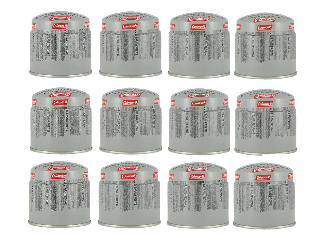 Coleman 190gr prik cartouche met veiligheidsventiel - Set van 12