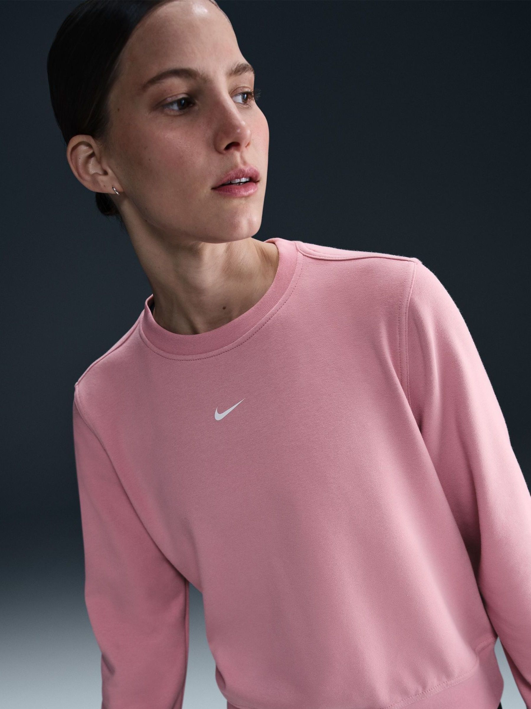 Elemental roze - Nike One Dri-FIT Crew Neck Sweatshirt