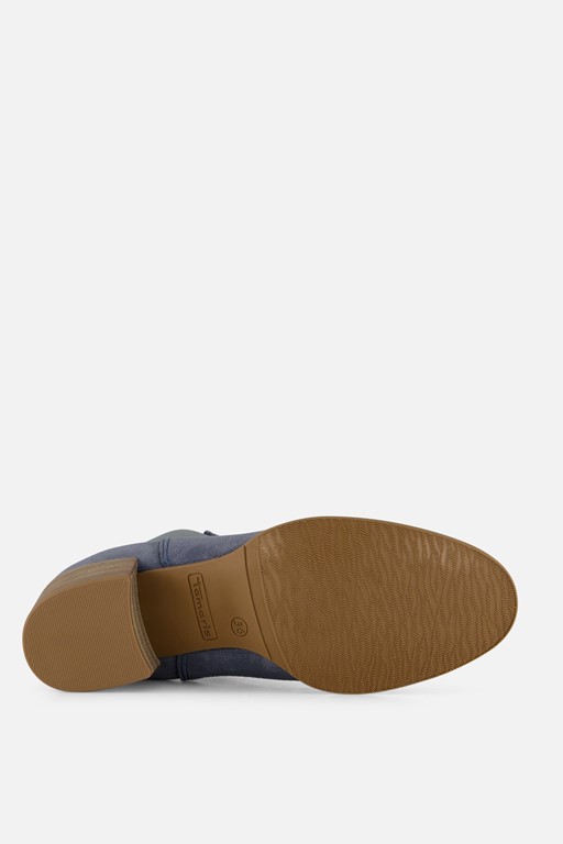Tamaris Enkellaarsjes blauw Leer