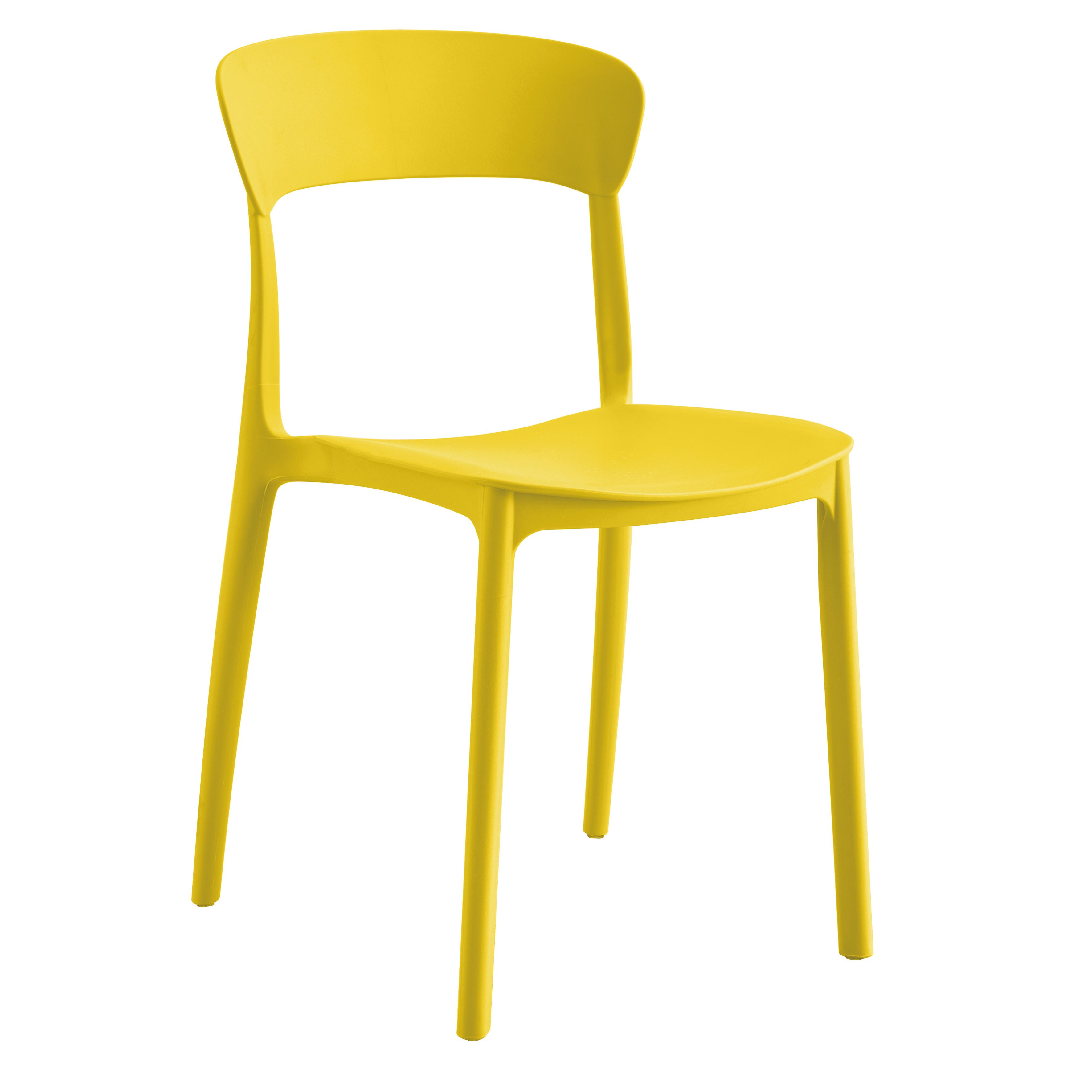 CHAISE JANICE CITRON 50.5X41X80CM