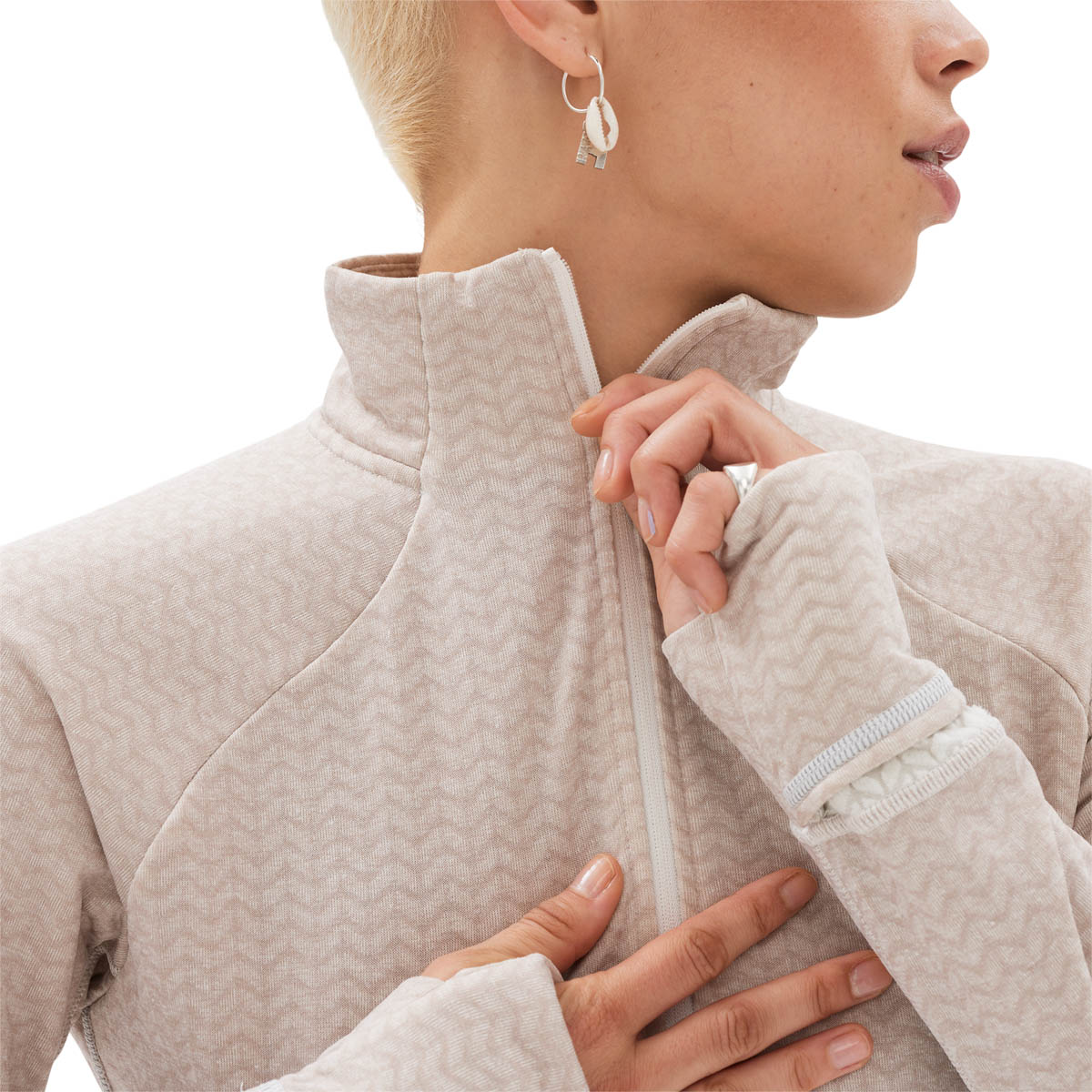 New Balance Heat Grid Half Zip Midlayer Løbetrøje Dame