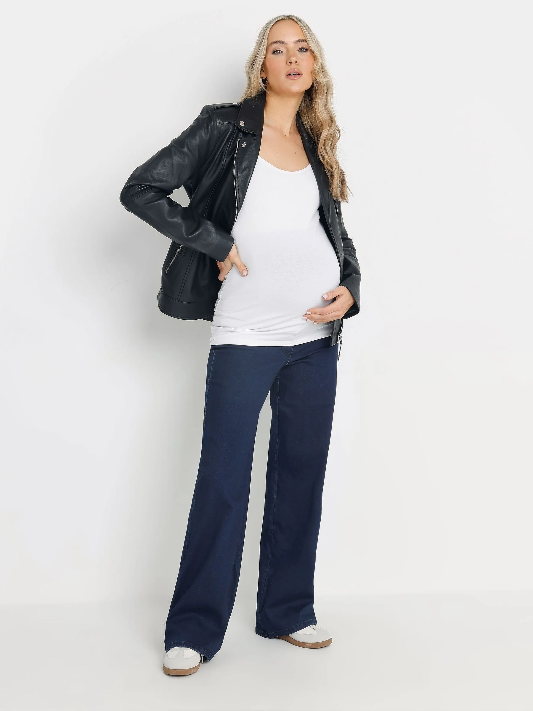 Long Tall Sally zwangerschapsjeans met wijde pijpen