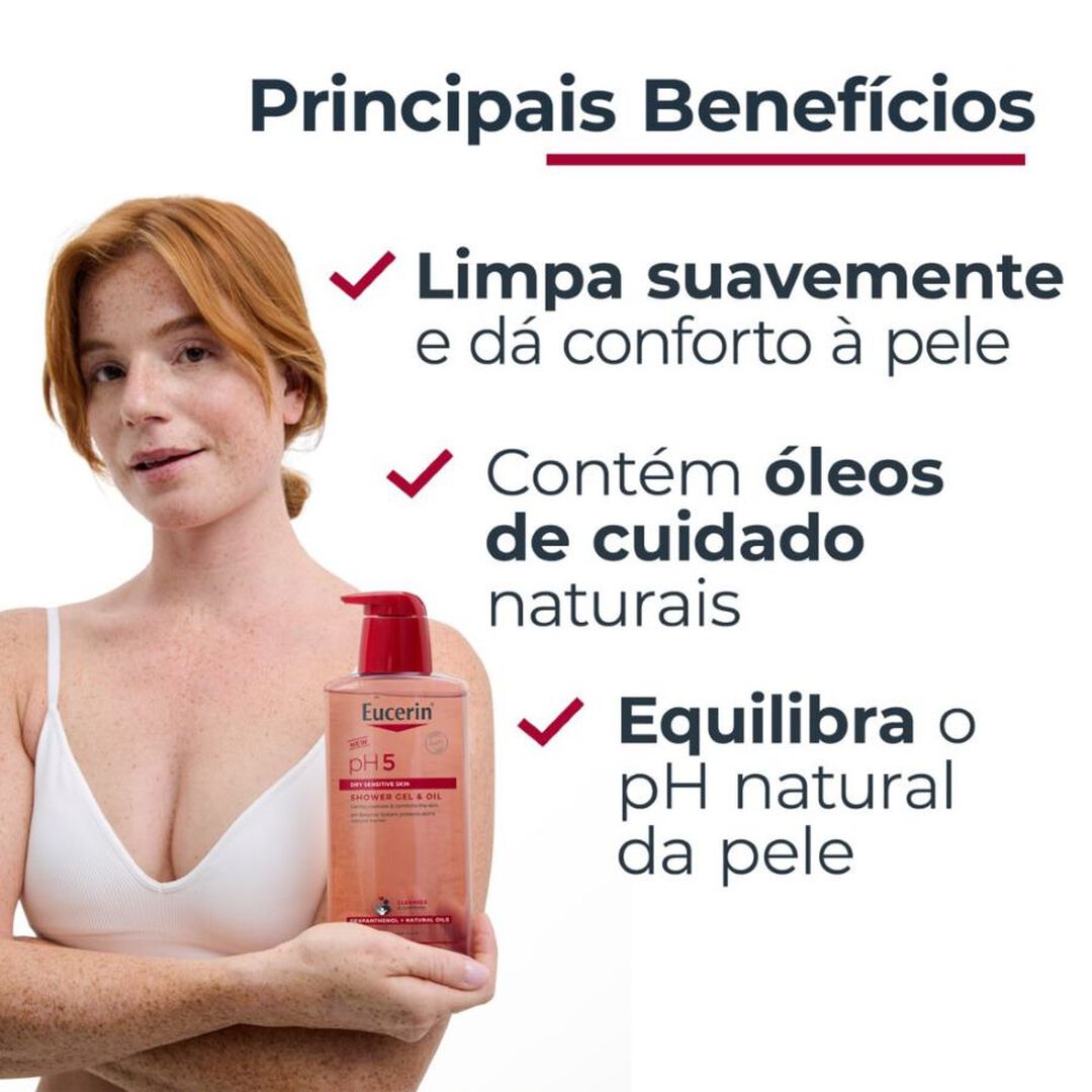EUCERIN  pH5 Gel & Óleo de Duche - 400ml