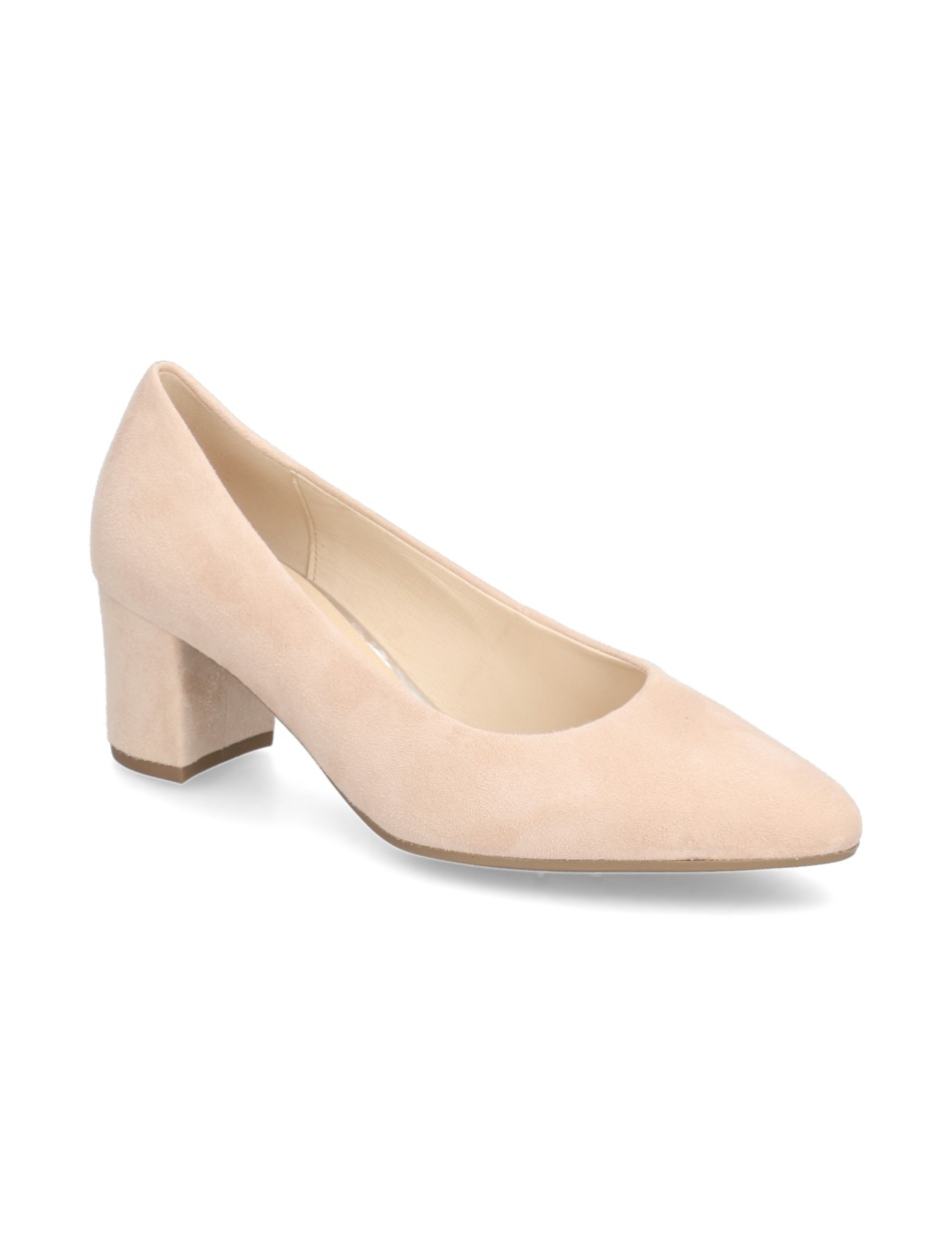 Veloursleder Pumps