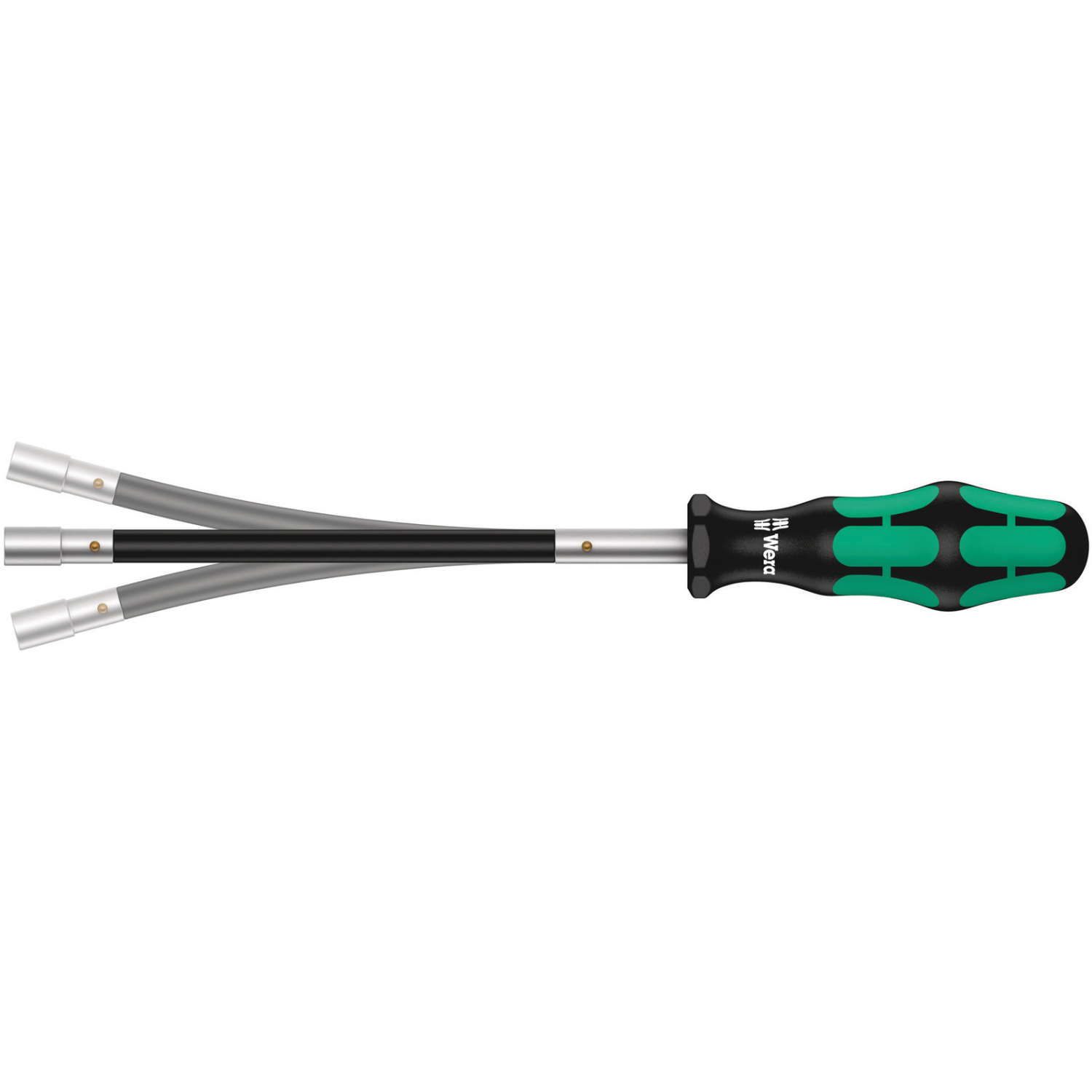 Wera 05028148001 Kraftform Plus Dopschroevendraaier met flexibele schacht - Zeskant - 6 x 167mm