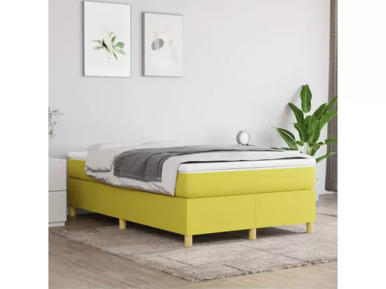 Sommier tapissier Vert 120x200 cm Tissu