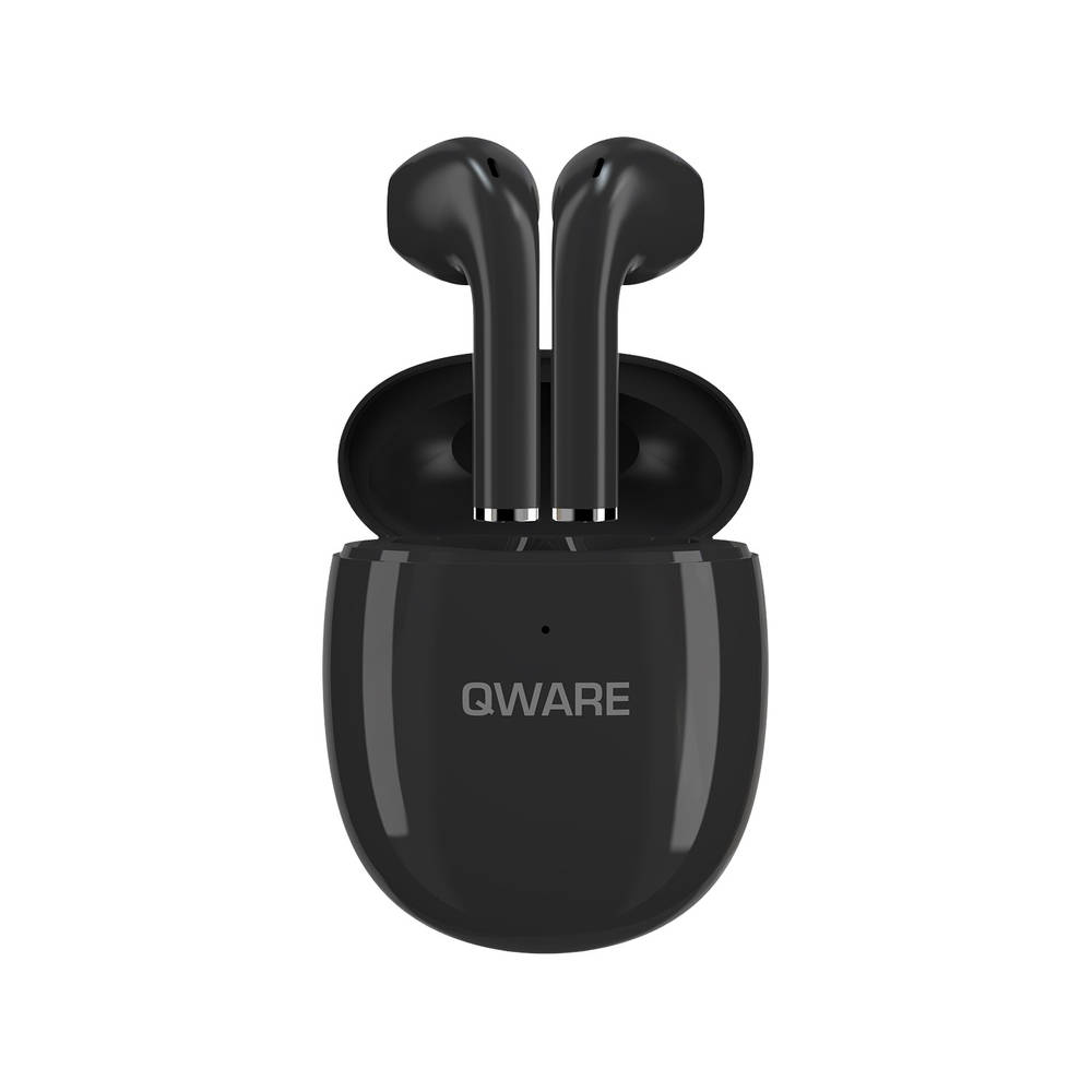 Qware Sound True draadloze oordopjes - zwart
