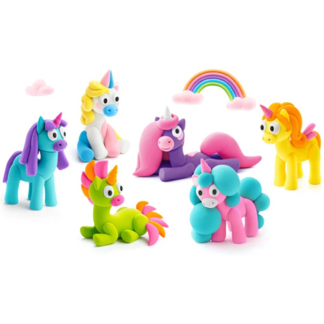 Hey clay boetseerklei rainbow unicorns