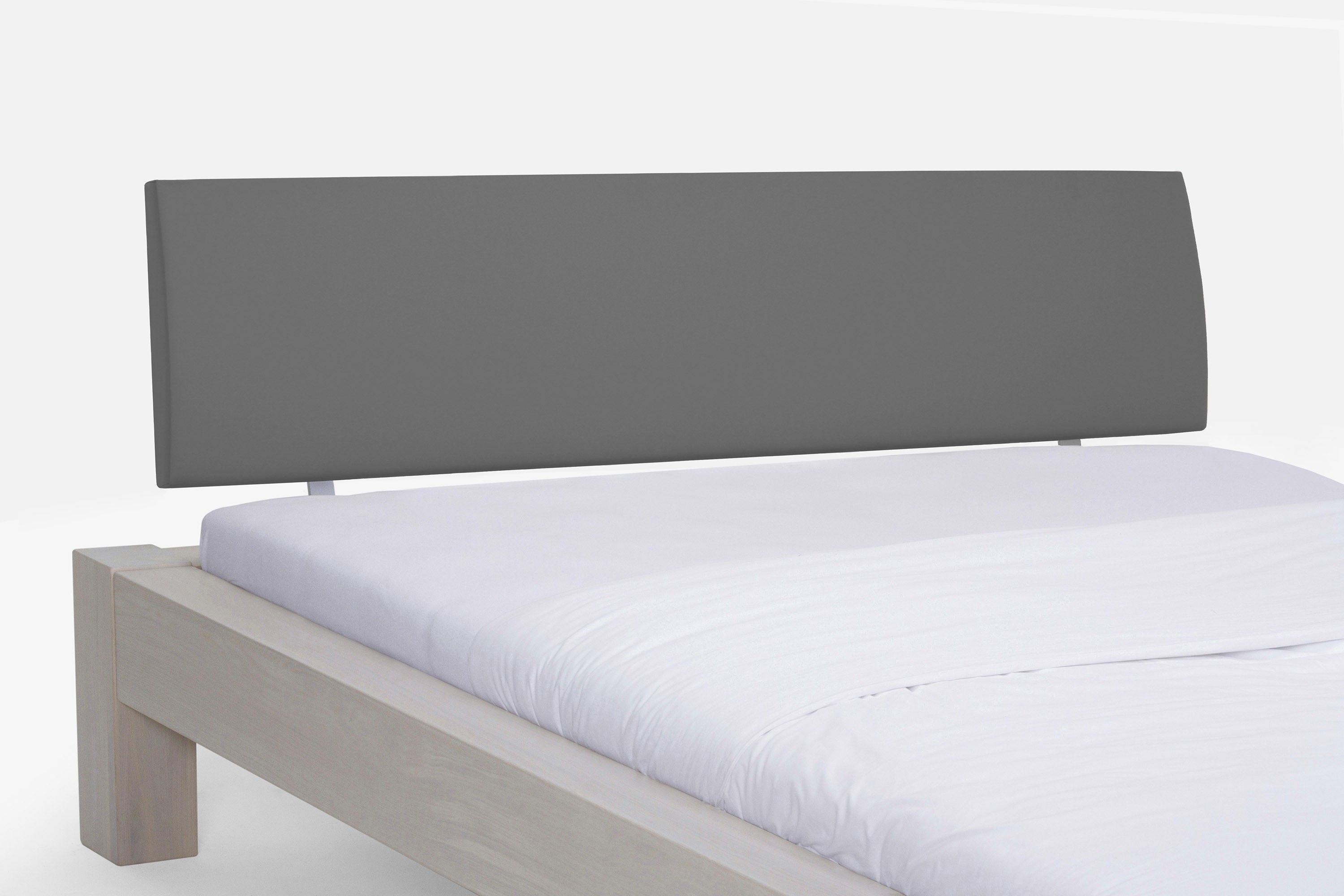 Holzbett Select Premium 200 x 200 cm Wildeiche weiß geölt
