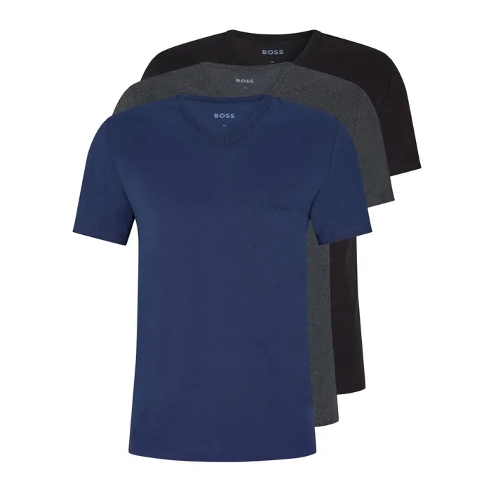 Boss Classic V-neck T-shirt Heren (3-pack)