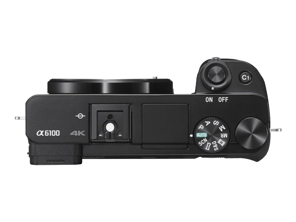 Sony a6100 ILCE-6100Y - Digitalkamera - spejlløst - 24.2 MP - APS-C - 4K / 30 fps - 3x optisk zoom 16-50 mm og 55-210 mm objektiver - Wi-Fi, NFC, Bluetooth - sort