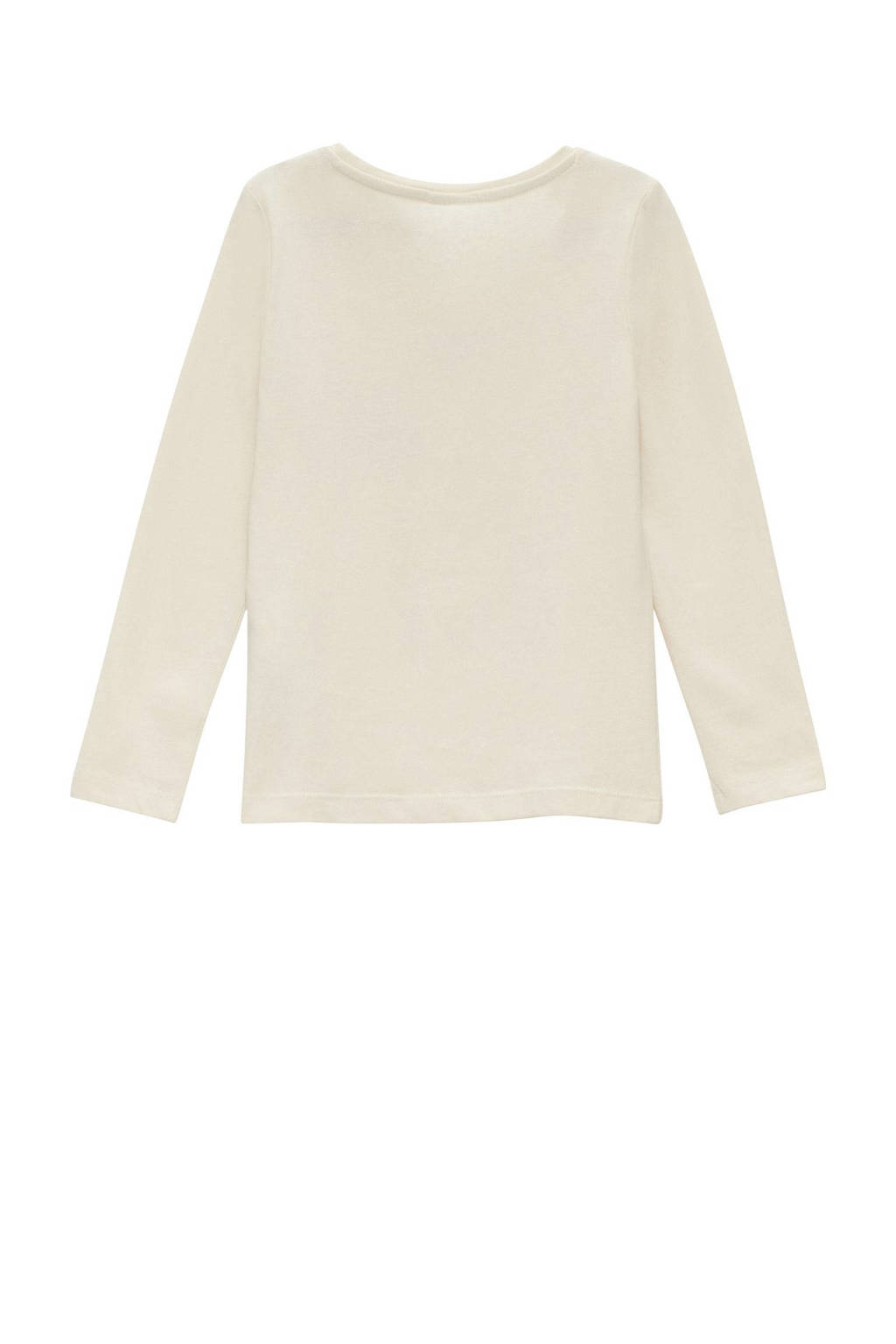 s.Oliver longsleeve Snoopy met printopdruk ecru